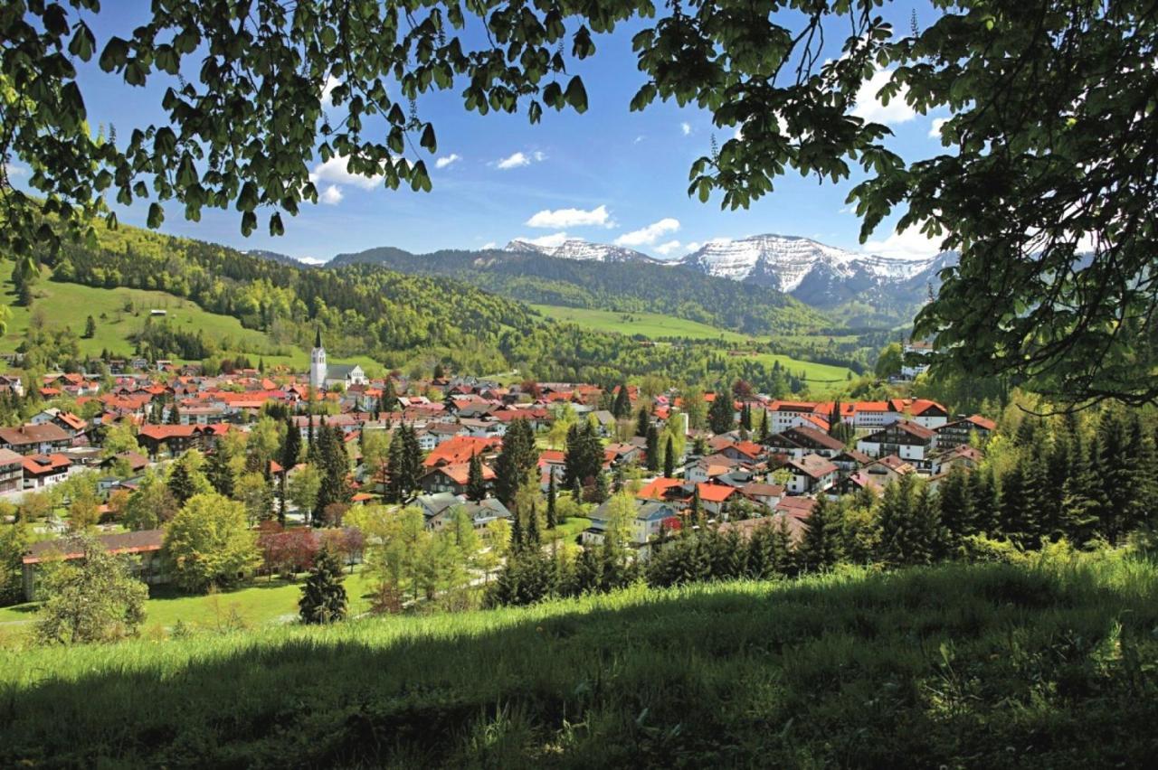 Ferienwohnung Chalet Saneberg am Hochgrat Oberstaufen Exterior foto